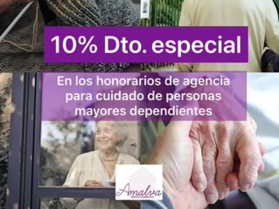 10% Dto. en honorarios para cuidado de mayores