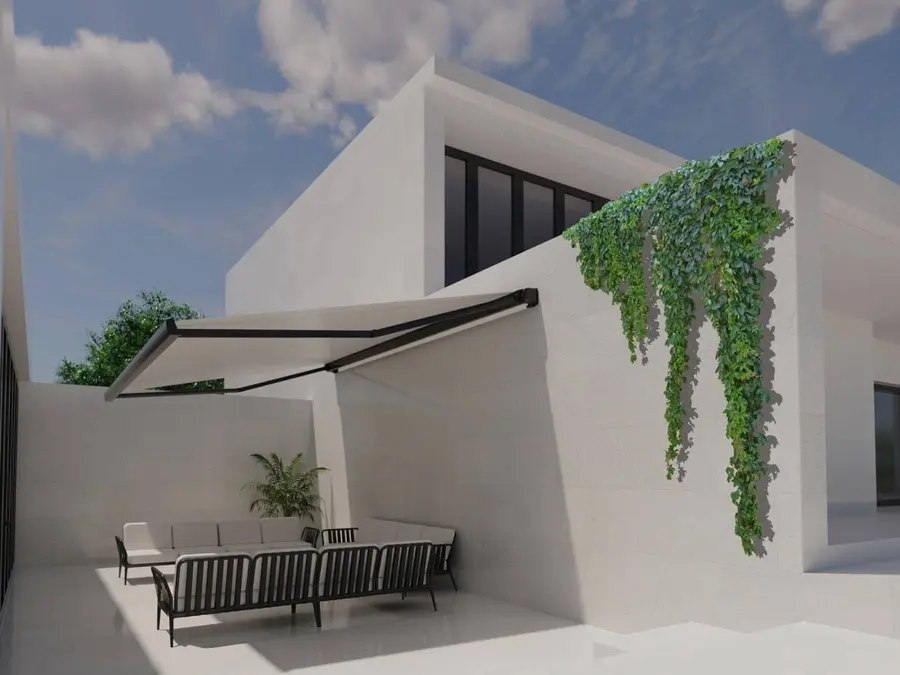 TOLDO EXTENSIBLE COFRE CON MOTOR