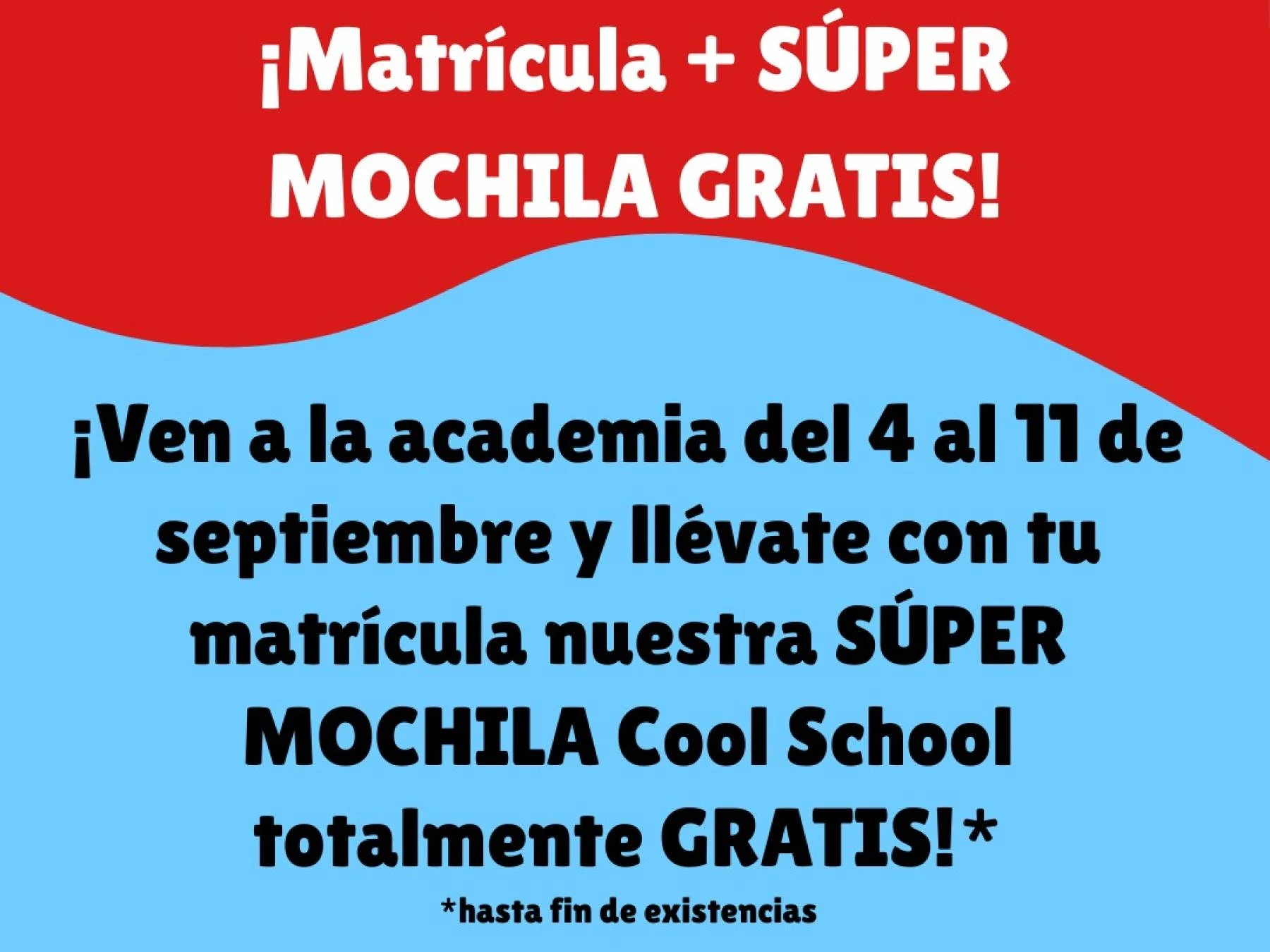Mochila GRATIS