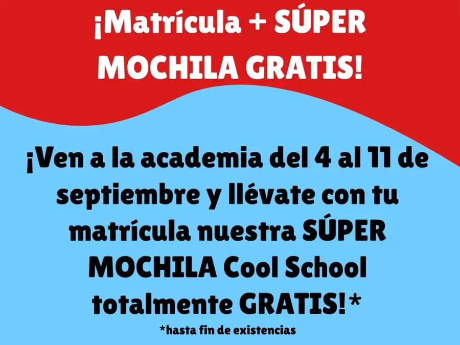 Mochila GRATIS