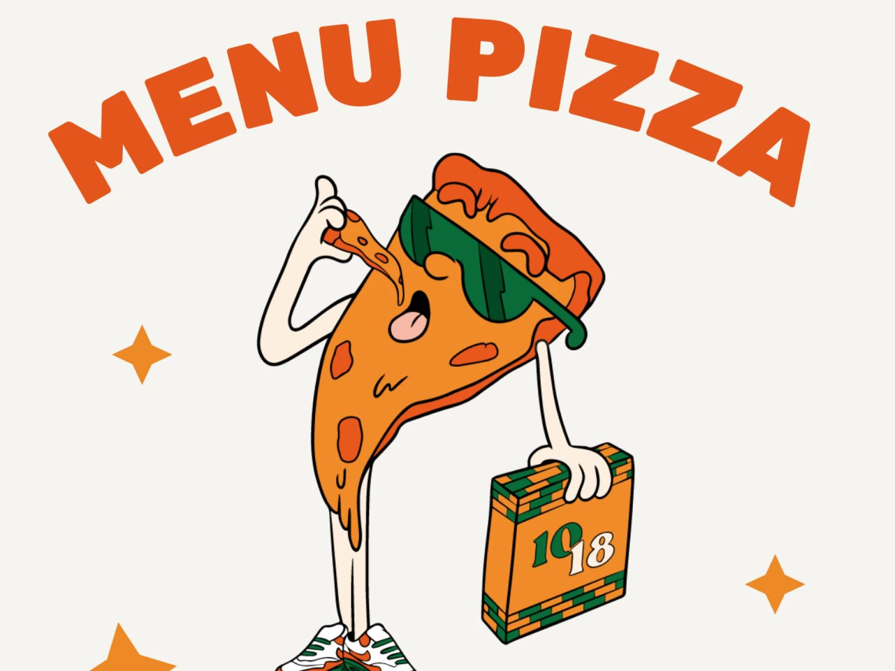 Menú pizza: 12'95€