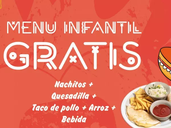Menú infantil gratis en Ricos Tacos Las Rozas