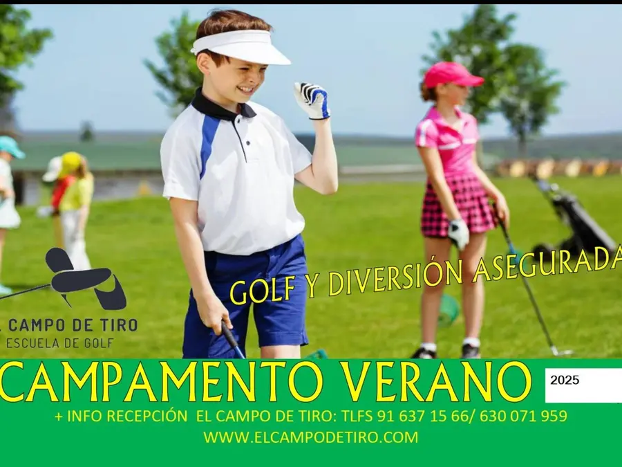 Campamento verano golf julio 2025