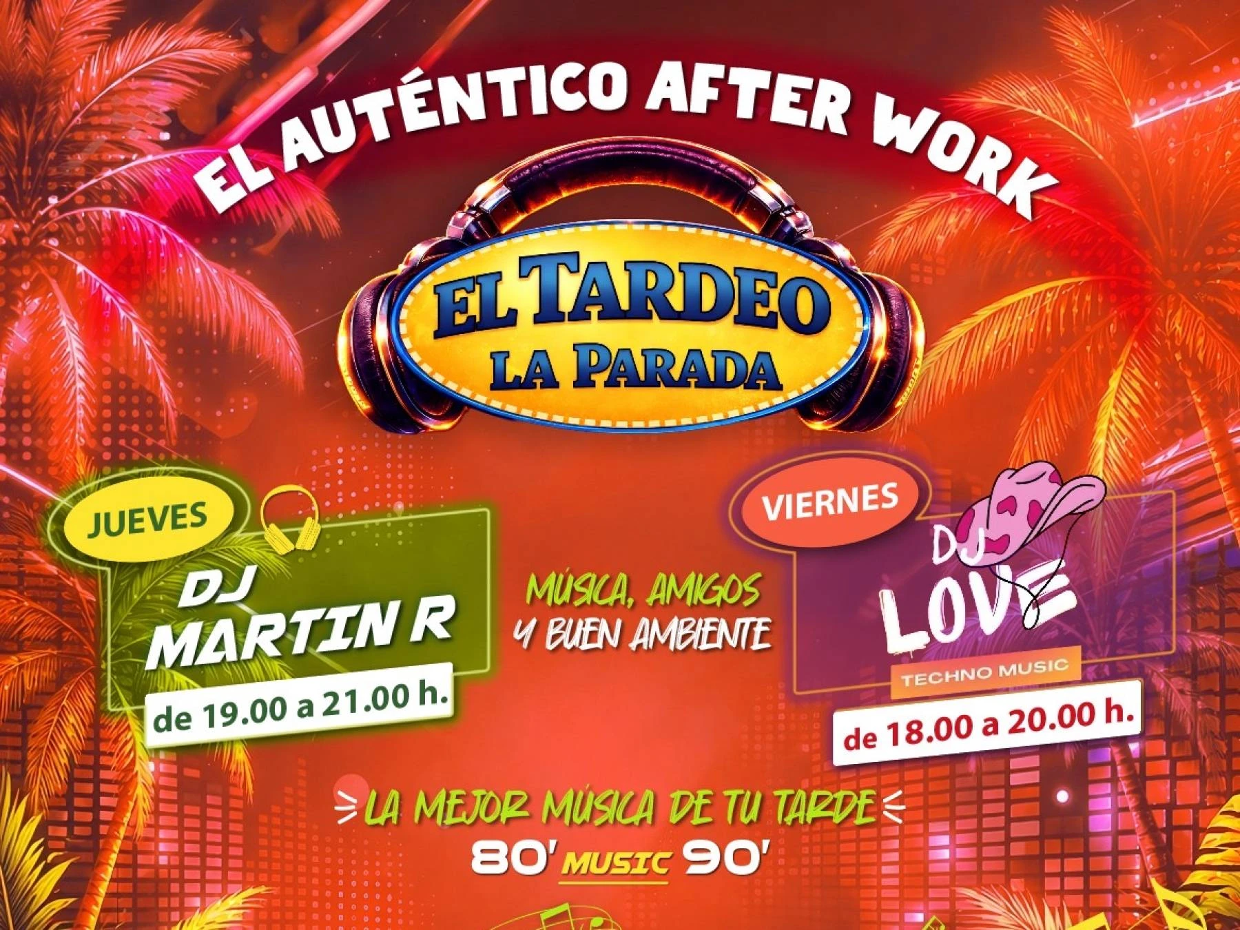 TARDEO jueves y viernes