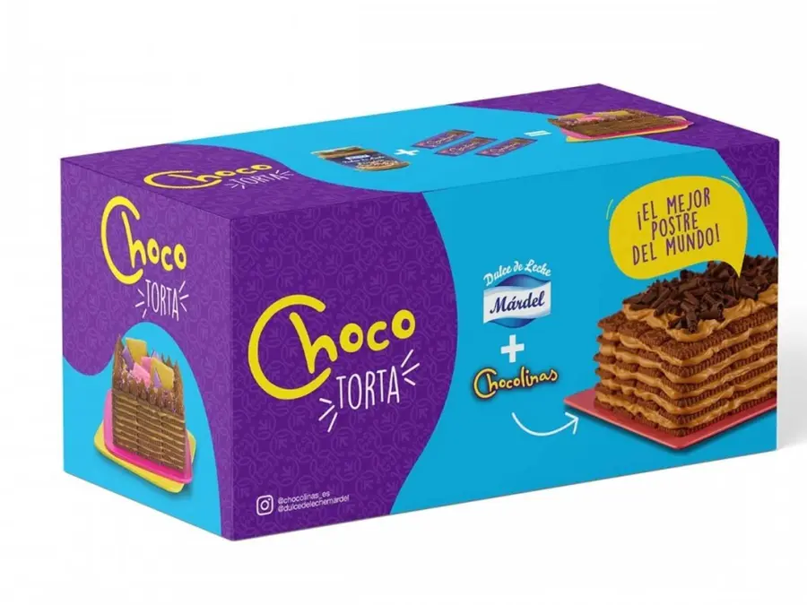 Chocotorta de Chocolinas 3 chocolinas + 450gr Ddl 