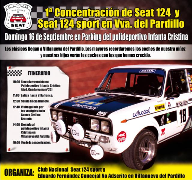 I Concentración Seat 124 en Villanueva del Pardillo