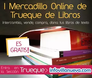 I Mercadillo Online de Trueque de libros de texto entre vecinos de Villanueva
