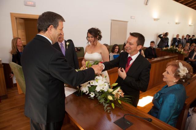 Aumenta el número de bodas civiles celebradas en el Salón de Plenos del Ayuntamiento