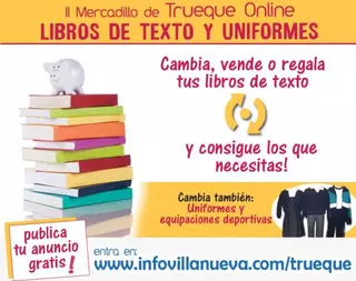 Comienza el II Mercadillo de Trueque Online de Libros de Texto y Uniformes de InfoVillanueva.com