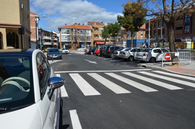 
                                                    Abierto al tráfico la Plaza de la Tejera de Villanueva de la Cañada
