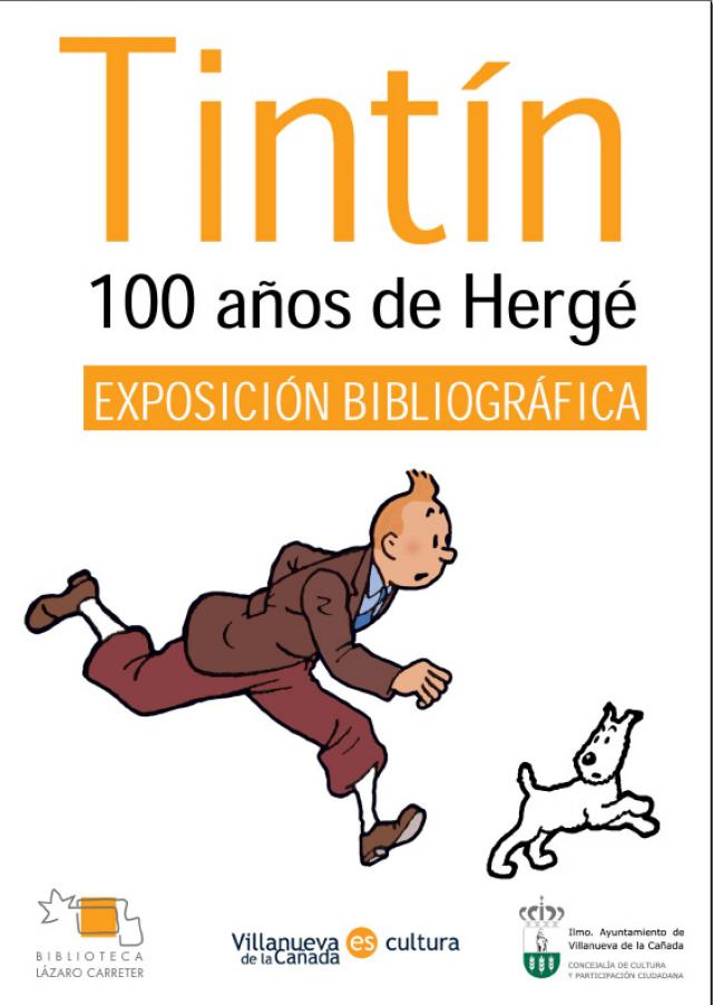 Tintín y el cómic, protagonistas en la bilioteca Lázaro Carreter.