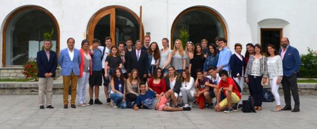 Estudiantes de la ciudad alemana de Düsseldorf visitan Villanueva de la Cañada
