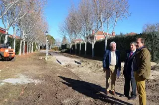 Remodelación de aceras y renovación de alumbrado público en Villafranca del Castillo y La Mocha Chica  de Villanueva de La Cañada