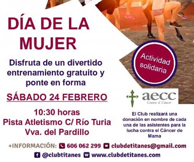 Jornada deportiva solidaria a favor de la AECC en Villanueva del Pardillo