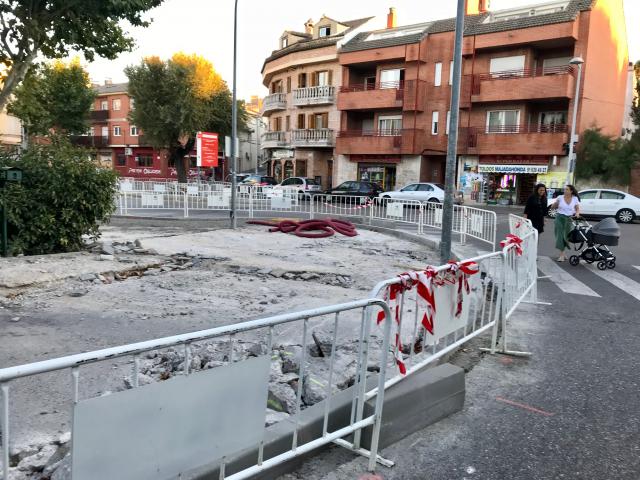 Ciudadanos Villanueva de la Cañada critica la 'falta de previsión, señalización y accesibilidad' de las obras en el municipio