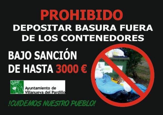 Villanueva del Pardillo pone en marcha la campaña “Cuidemos nuestro pueblo”