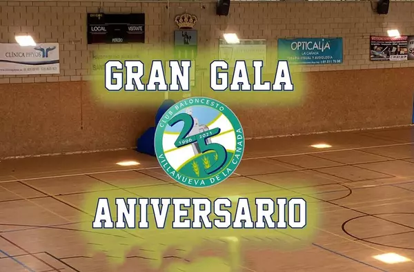 El Club Baloncesto de Villanueva de la Cañada celebra su 25º aniversario con una gran gala