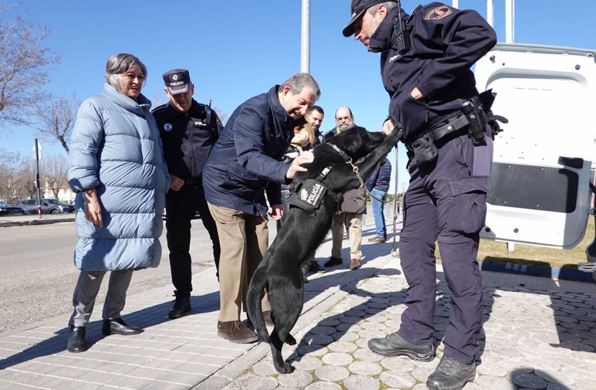 La Policía Local de Villanueva de la Cañada cuenta con un nuevo agente canino
