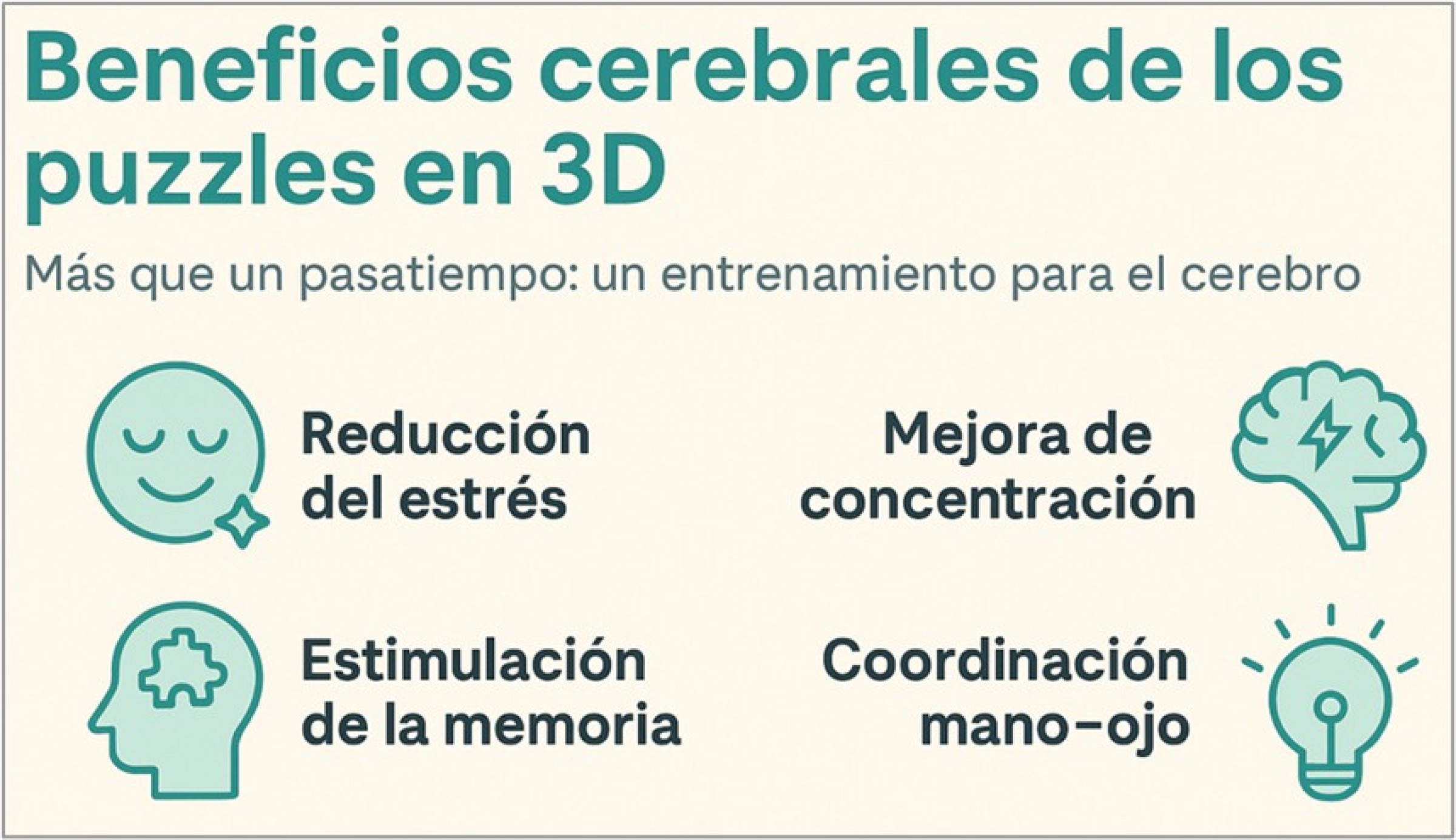 beneficios puzzle 3d