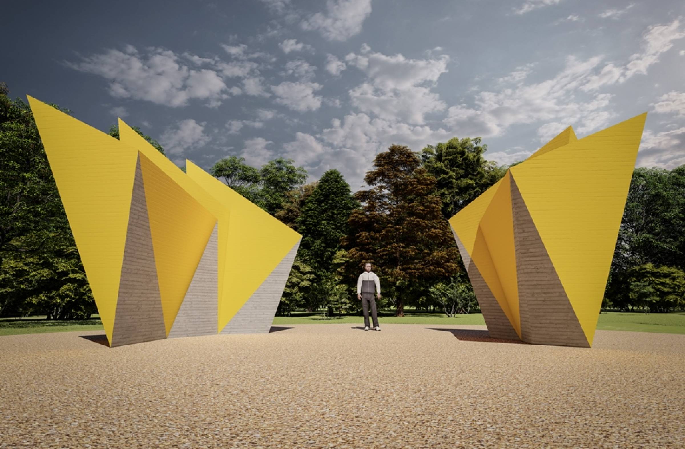 Arranca la construcción del rocódromo del parque de Poniente en Villanueva de la Cañada