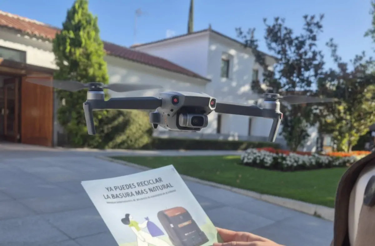 Villanueva activa una flota de drones que supervisará el correcto reciclaje