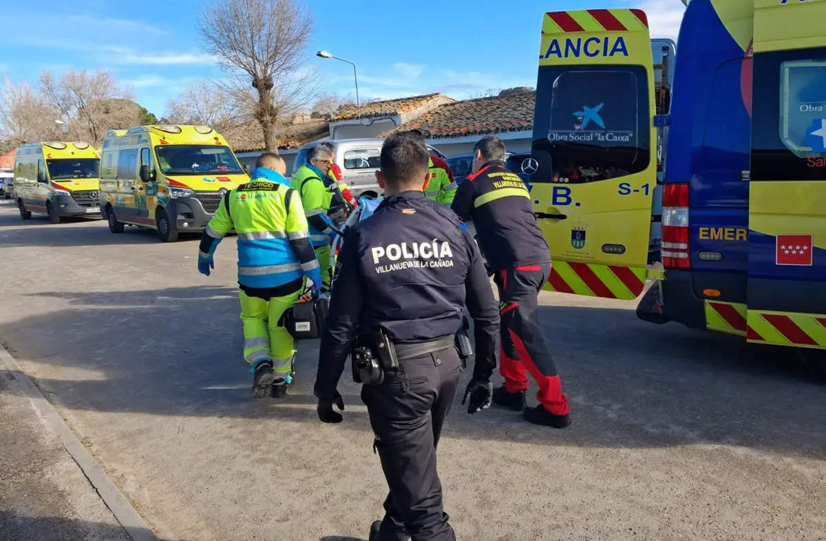 Un hombre sobrevive a una parada cardiorrespiratoria gracias a la rápida reacción de testigos en Villanueva de la Cañada