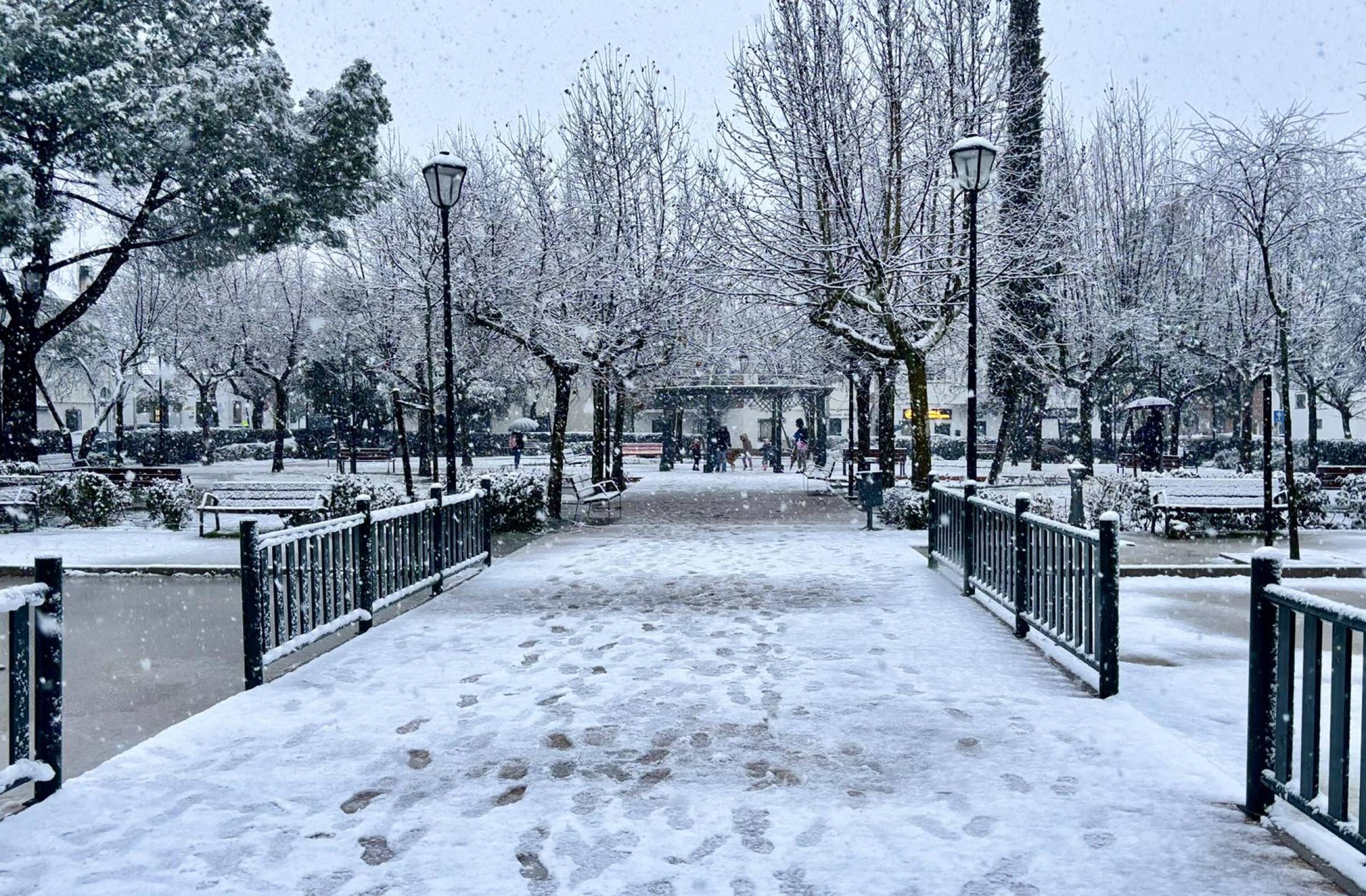 Nevada en Villanueva del Pardillo y Villanueva de la Cañada: complicaciones en la movilidad y alerta de los servicios municipales