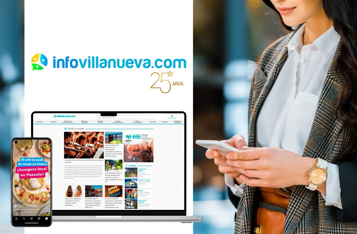 InfoVillanueva.com celebra 25 años como la mayor comunidad online del Noroeste con un doble sorteo para vecinos y empresas