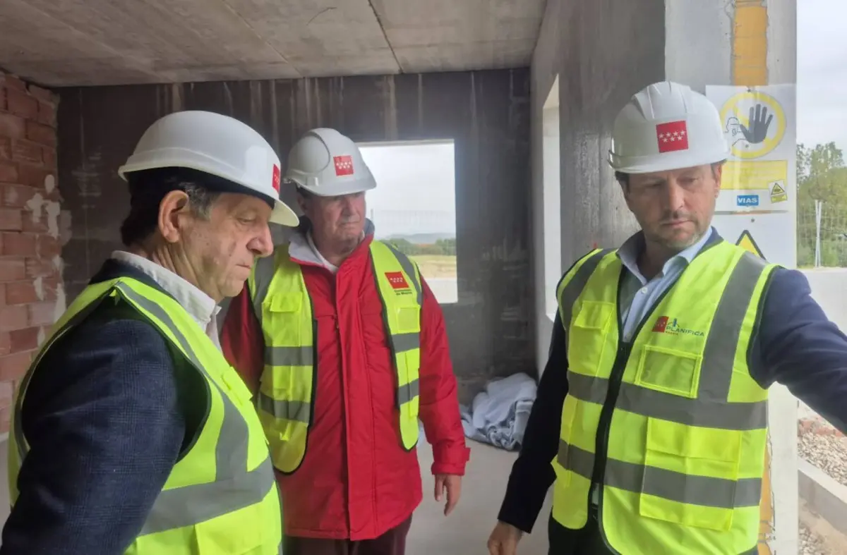 Avanzan los trabajos del Parque de Bomberos de Villanueva de la Cañada