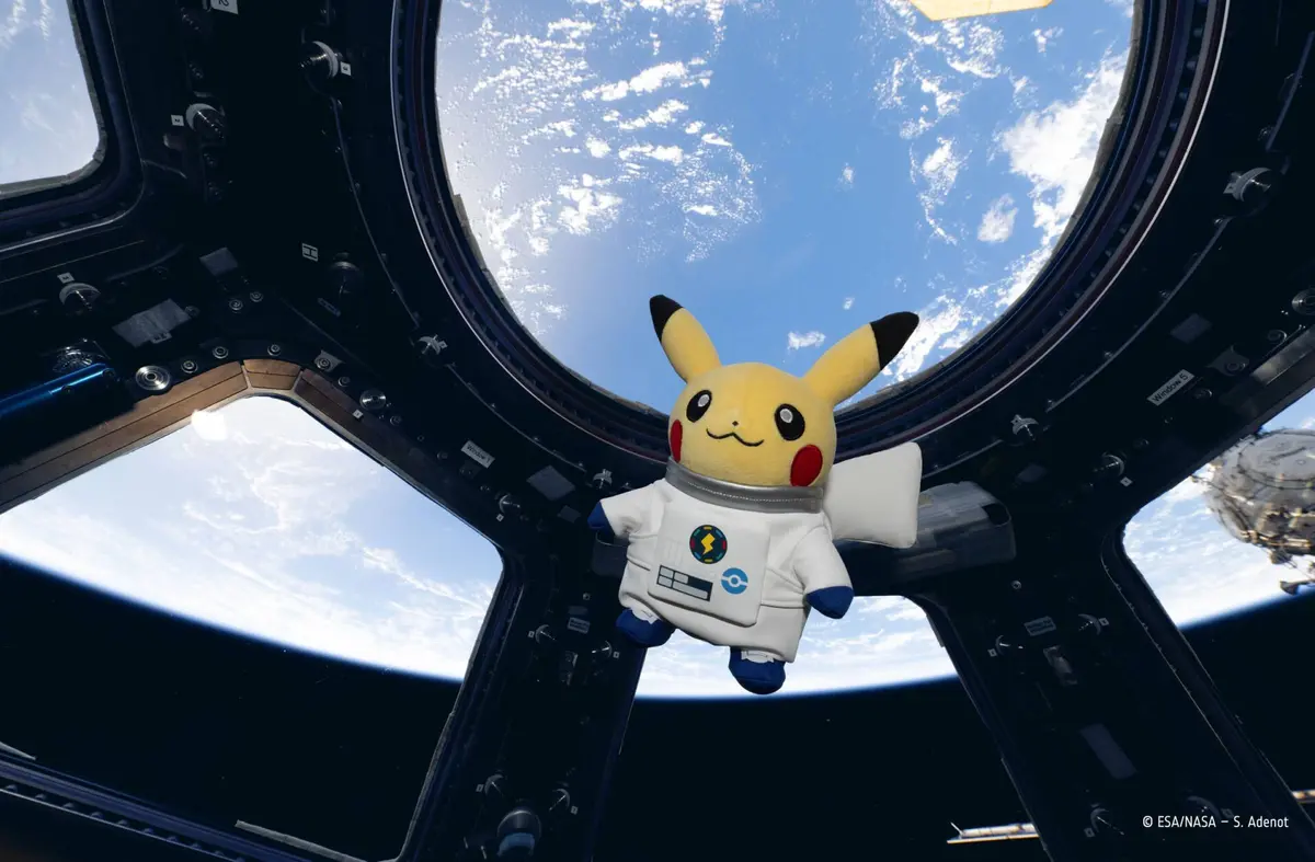 Pikachu viaja al espacio y aterriza en Villanueva de la Cañada: la Agencia Espacial Europea y Pokémon se alían