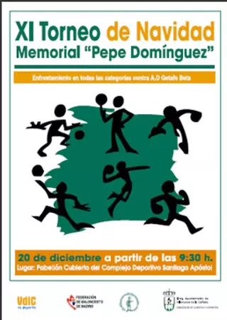 XI Torneo de Navidad Memorial Pepe Domínguez. Domingo 20 de Diciembre de 2009. CB Villanueva de la Cañada -AD Getafe Beta.