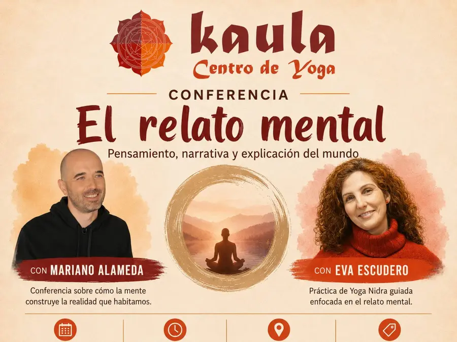 Conferencia sobre el relato mental + Práctica Yoga Nidra (también online)