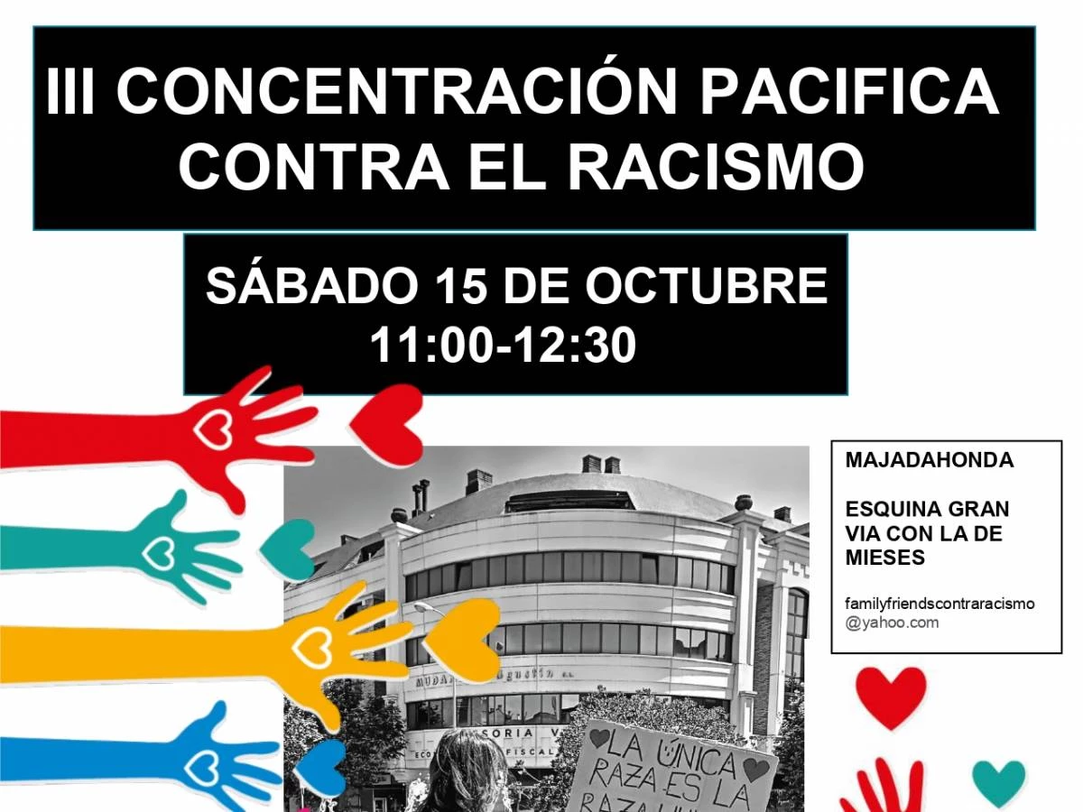 Concentración Pacífica Antiracismo