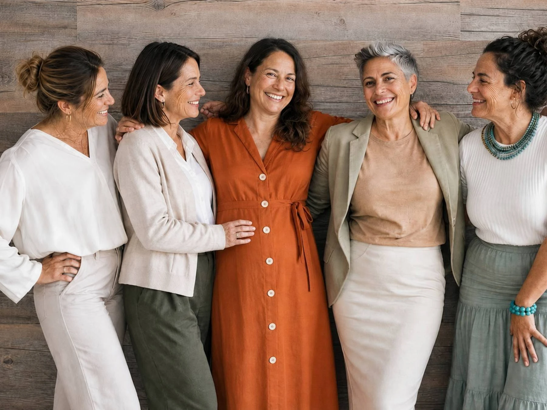 Grupo de mujeres entre 55 y 62 años 