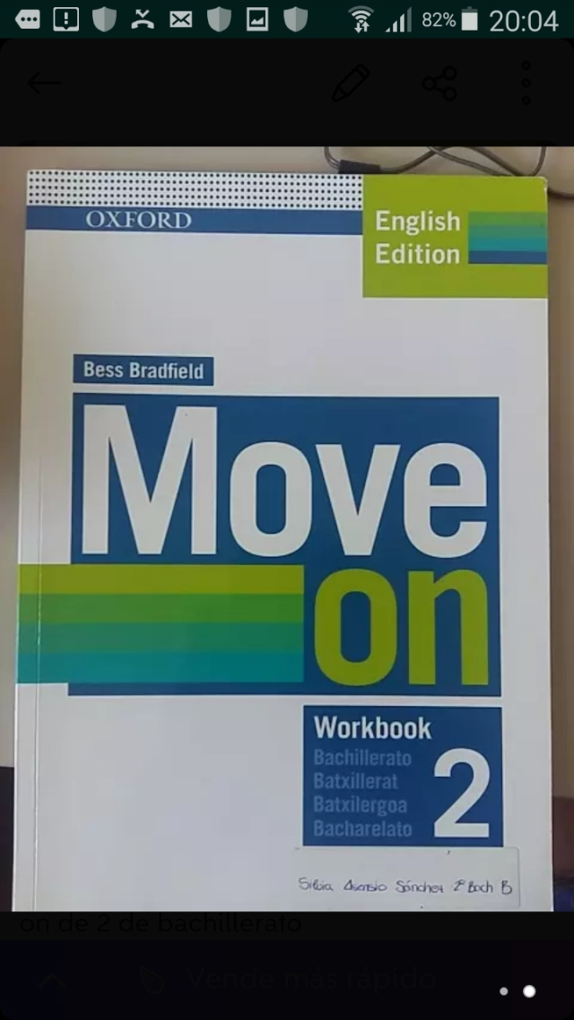 WORKBOOK BOOK. MOVE ON. OXFORD